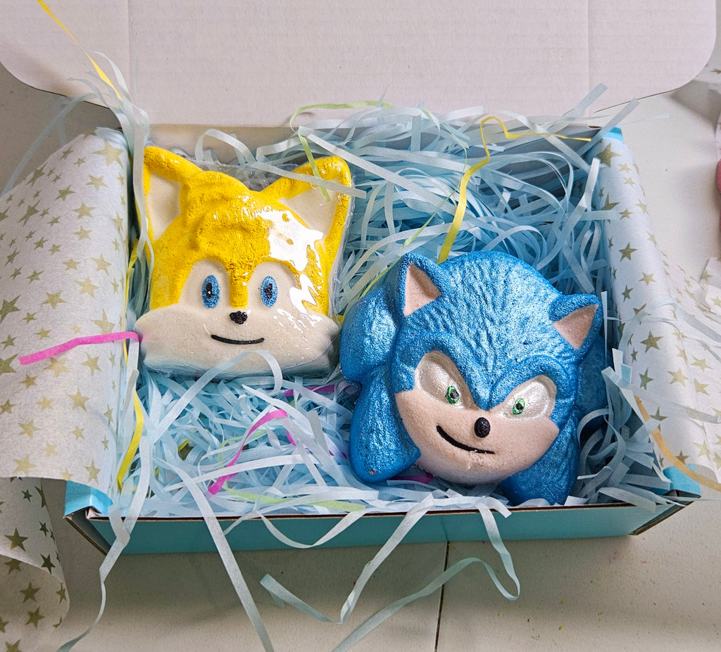 Speedy Hedgehog & Tails Bath bombs Gift Set
