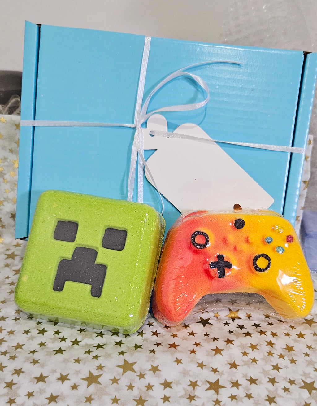 Minecraft Creeper & Controller Bath Bomb Gift Set