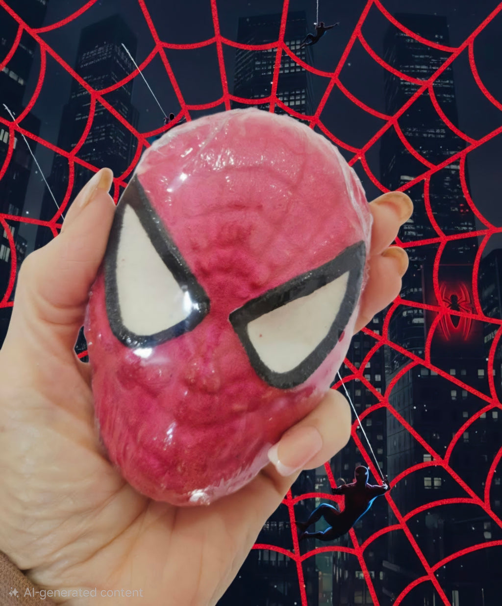 Spidey Bath bomb
