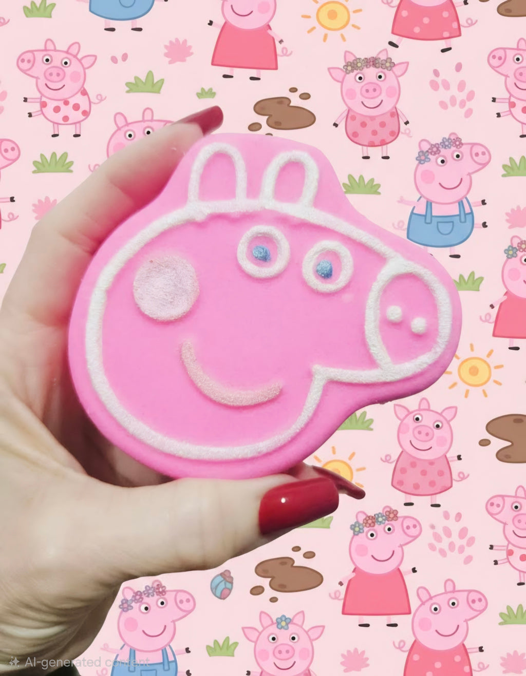 Pink Pig bath bomb