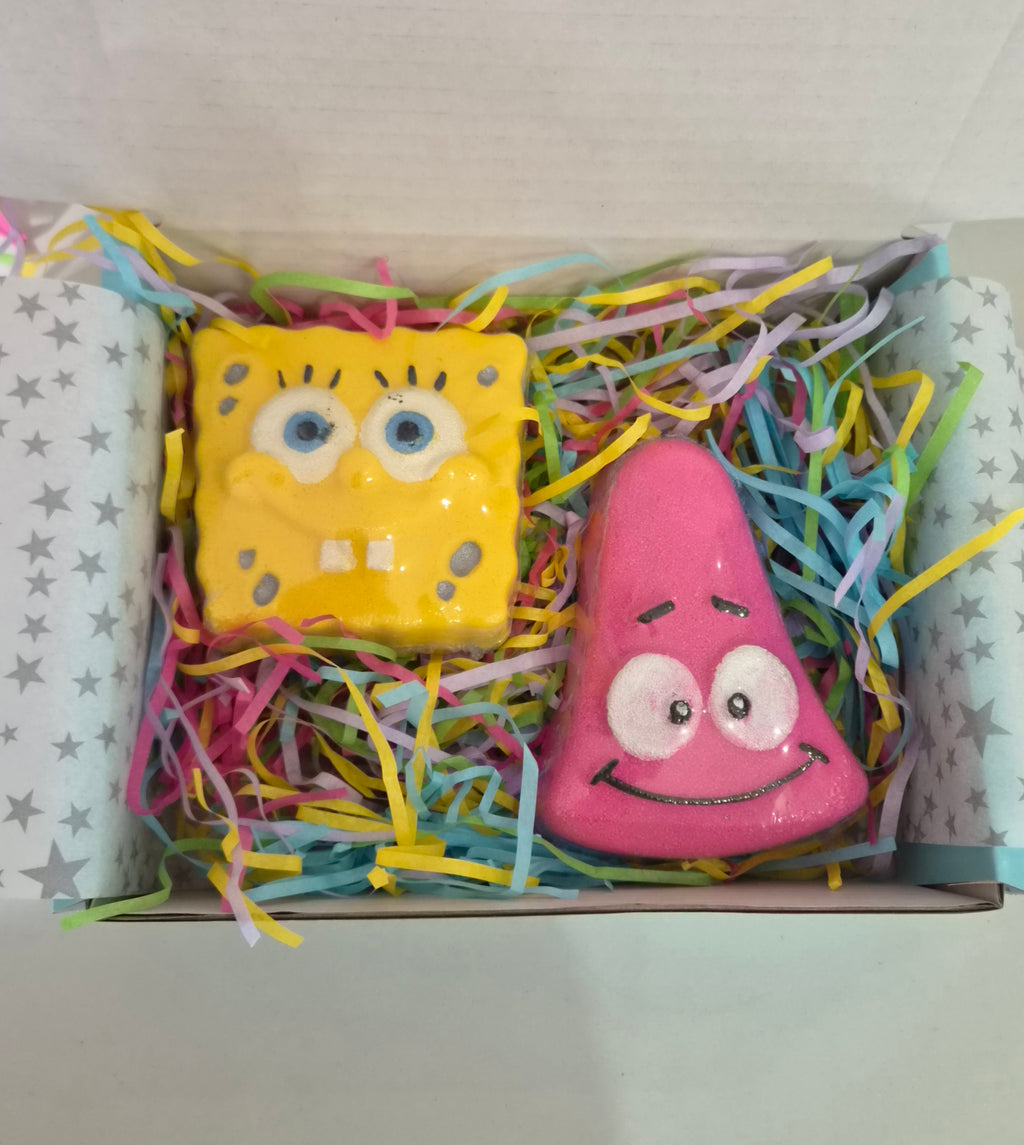 Sponge Bottom Bath Bombs GIft Set