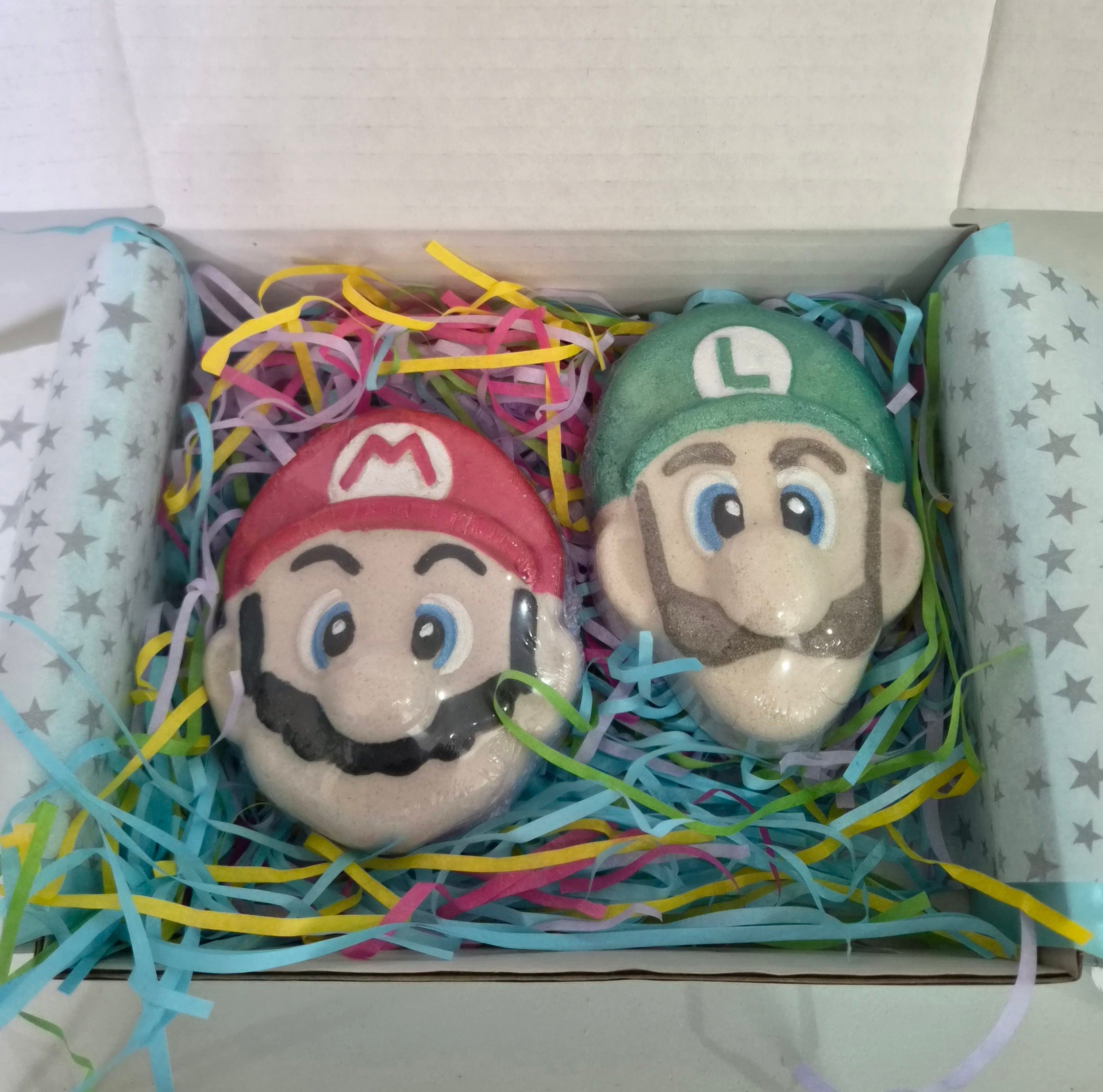 Mar-io and Lui-gi Bath bomb Gift box