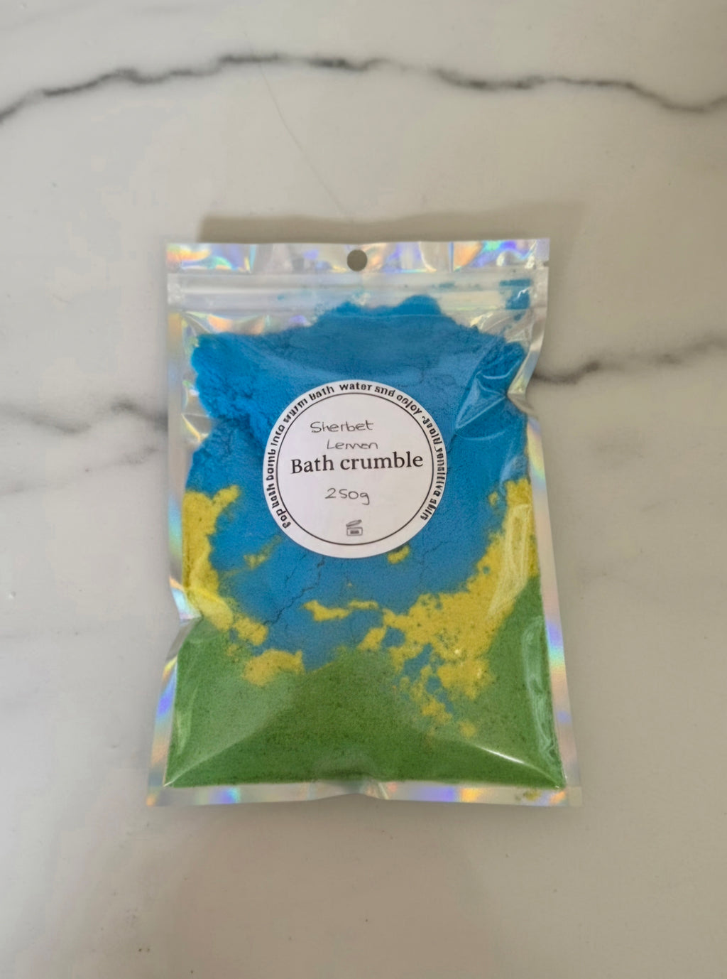 Sherbet Lemon Bath Crumble 250g