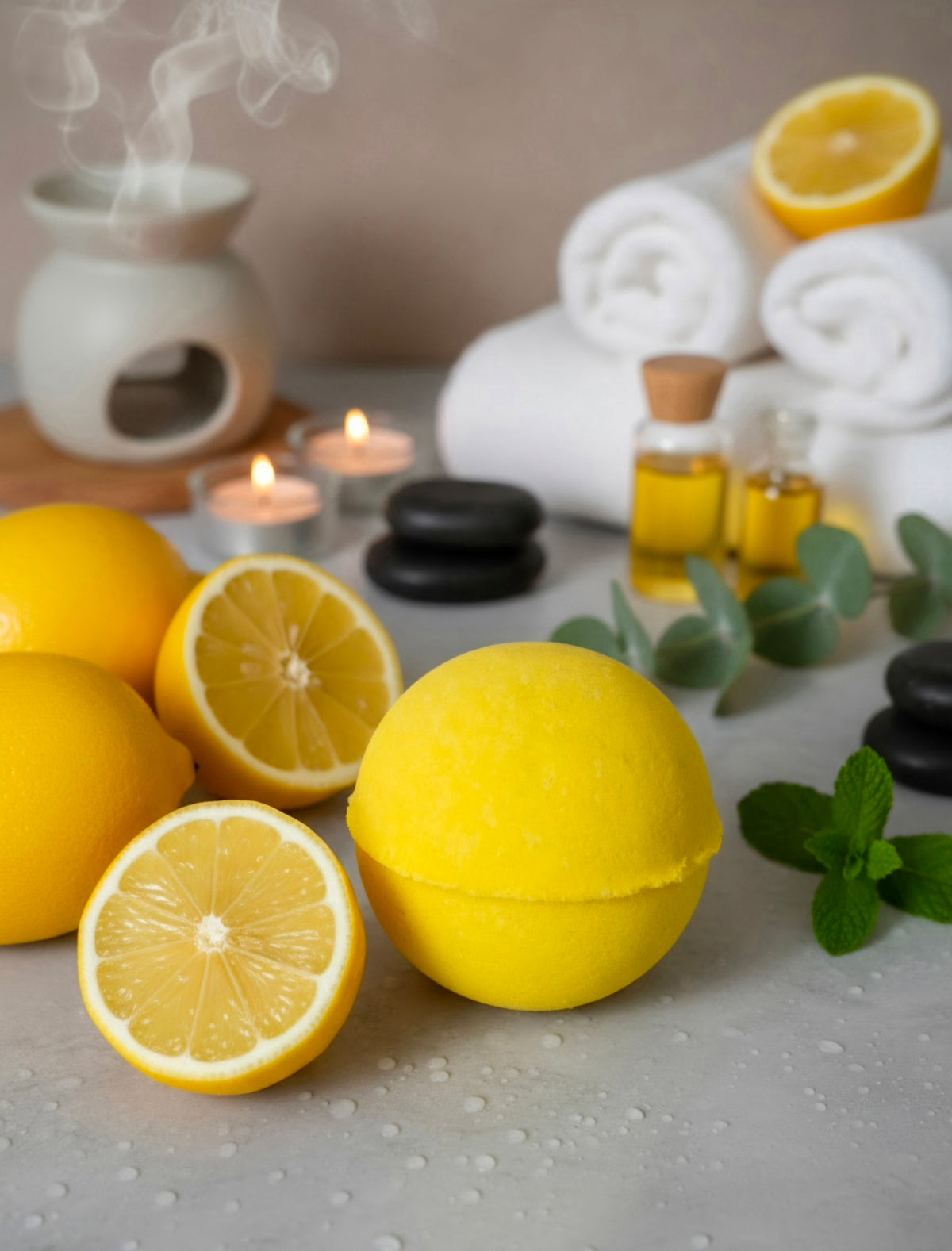 Zesty Lemon Bath Bomb