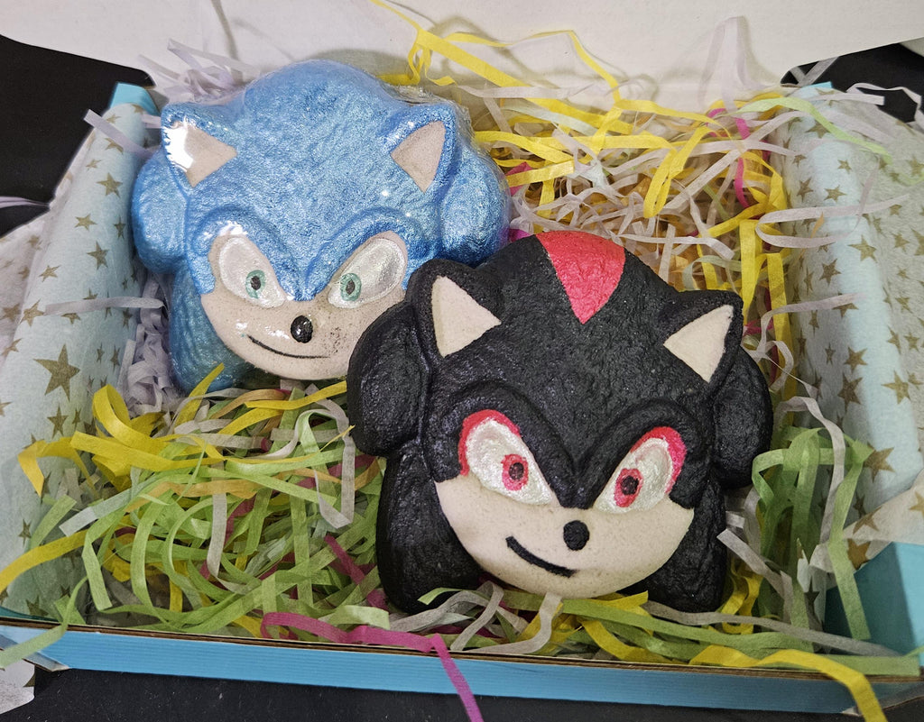 Speedy Hedgehog & Shadow Bath Bomb Duo Gift Set
